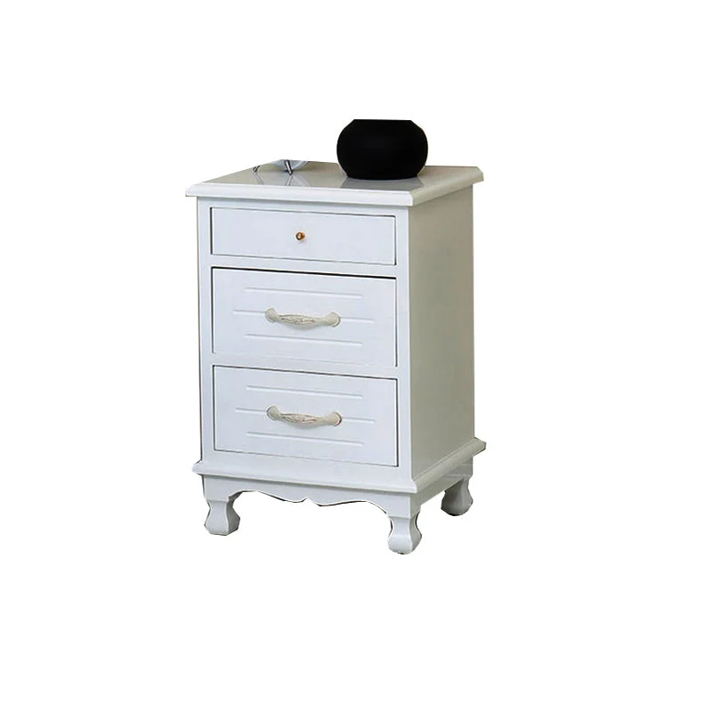 White Wooden Lingerie Chest Modern Style Vertical Storage Chest Dresser