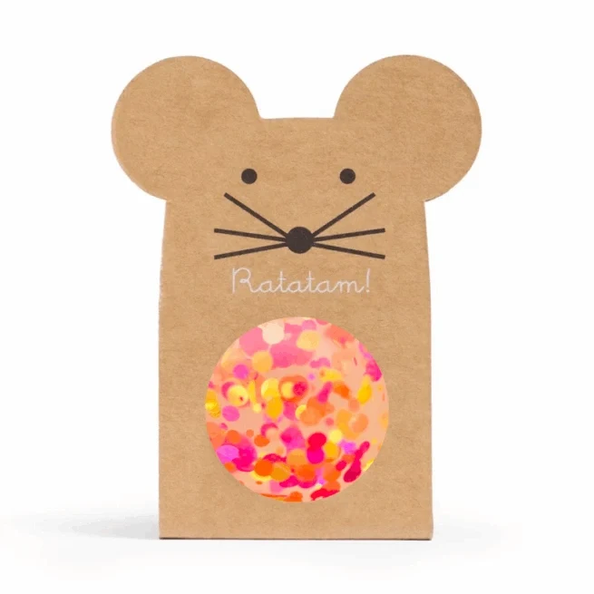 Multicolor Mouse Bouncing Ball – Orange