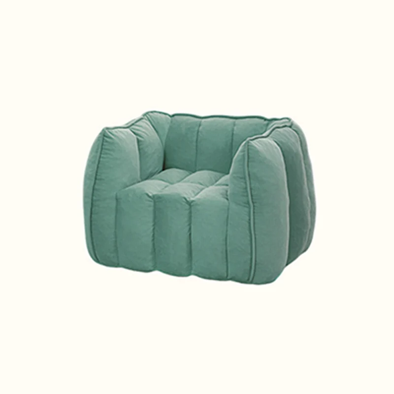 Modern Minimalist Rectangular Velvet Rebound Sponge Compressible Kid Lazy Sofa Backrest Armrest For Living Room