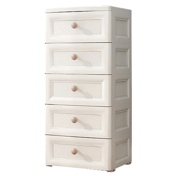 White/Blue/Green Lingerie Chest Contemporary Plastic Chest with Drawers for Bedroom