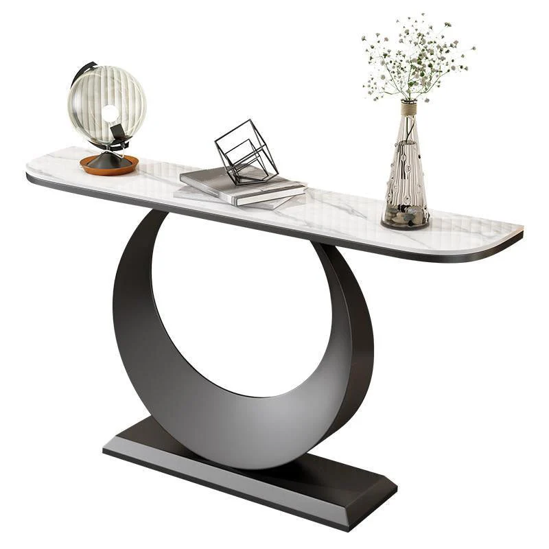 31.5-inch Tall Modern Console Table 1-shelf Accent Table for Hall