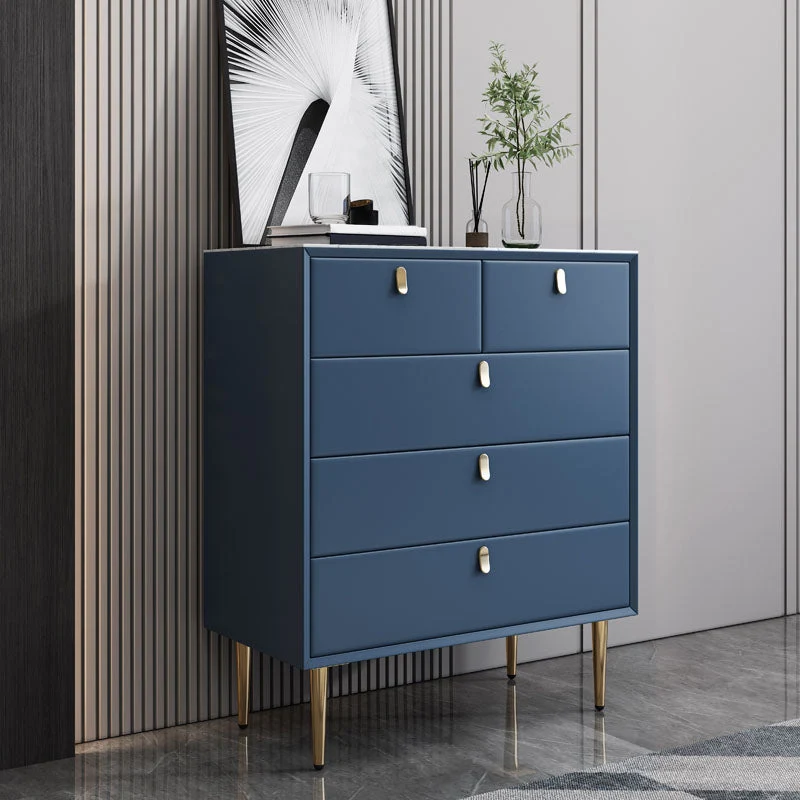 15.6-inch W Classic Glam Dresser Stone Storage Chest Dresser