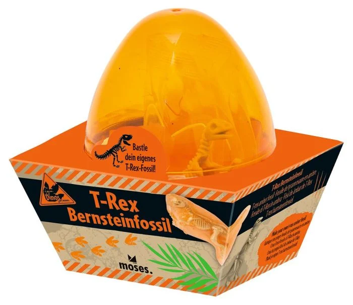 T-Rex Bernsteinfossil