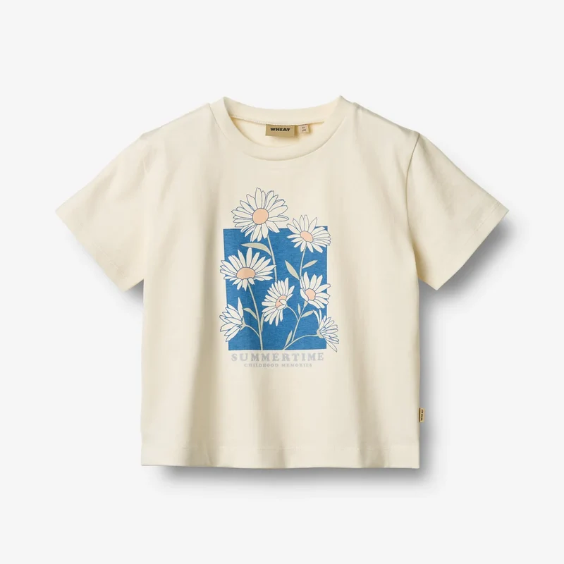 Wheat-T-Shirt S/S Print Mirsa-3182 ivory