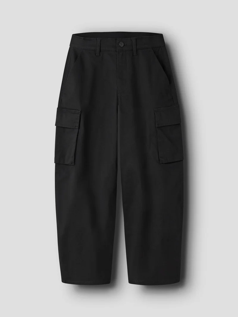 Name it - SKATER FIT CARGOHOSE - Black
