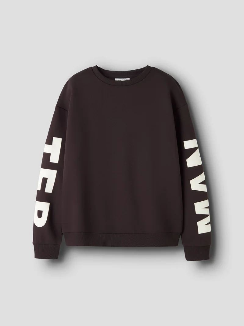 Name it - RELAXED FIT SWEATSHIRT - Chocolate Plum
