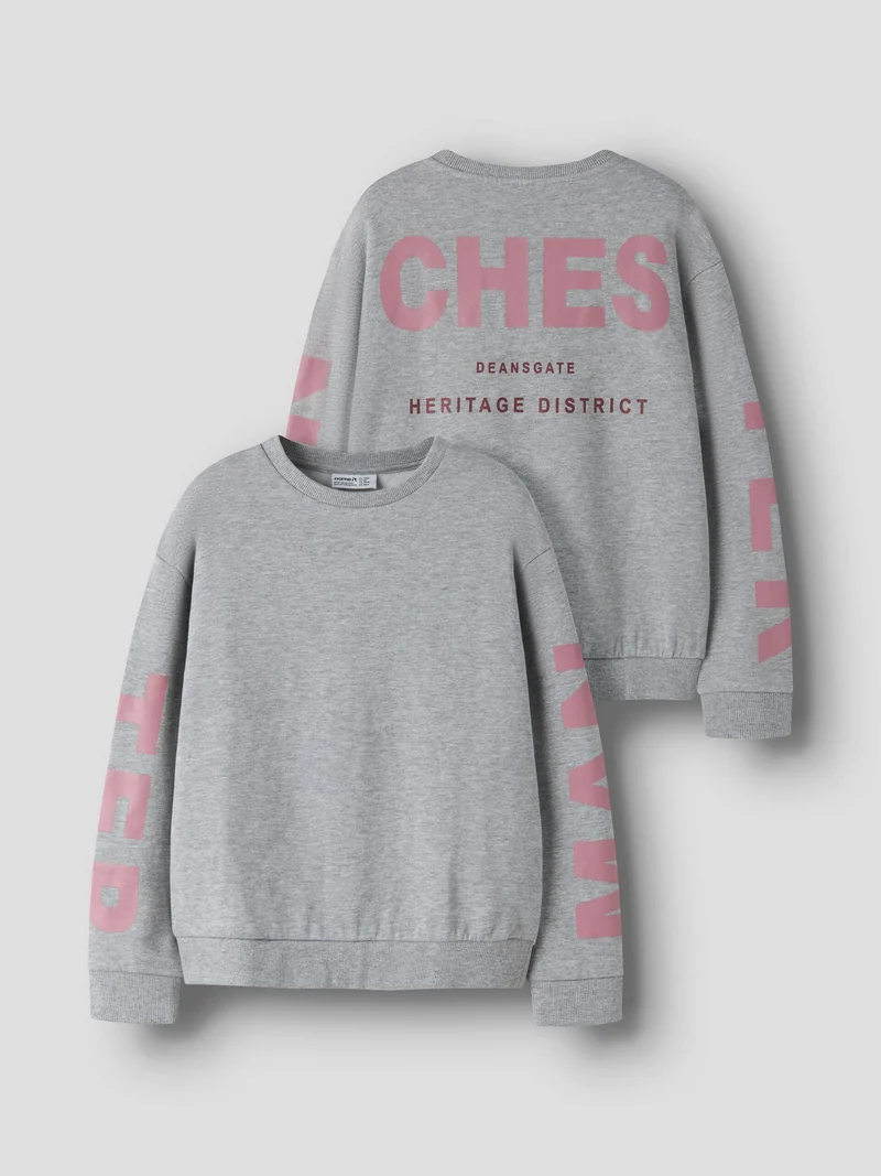 Name it - RELAXED FIT SWEATSHIRT - Grey Melange