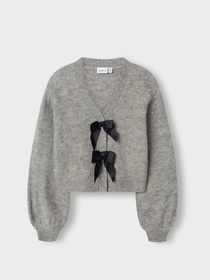 Name it - REGULAR FIT STRICKJACKE - Grey Melange