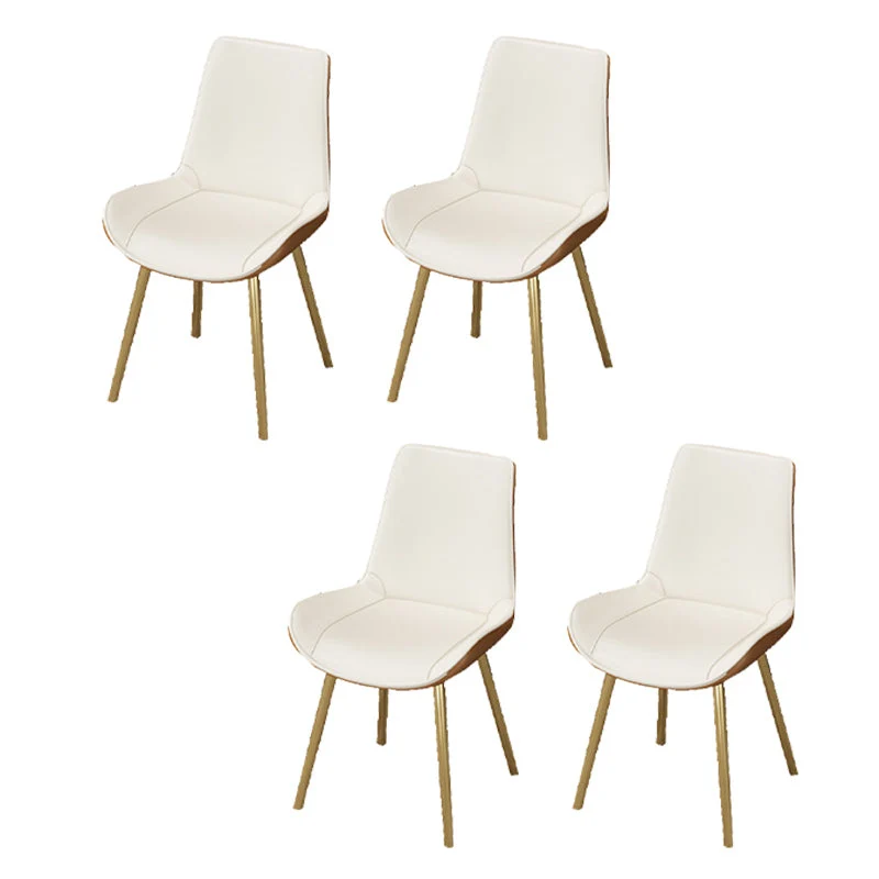 Home Upholstered Chair Faux Leather Dining Room Parsons Dining Chair
