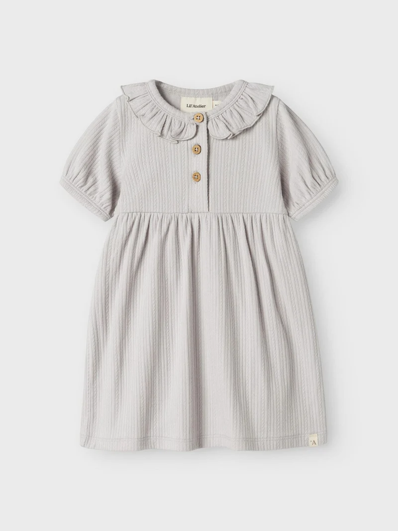 Lil Atelier - NBFFLEURA SS BODY DRESS LIL - Vapor Blue