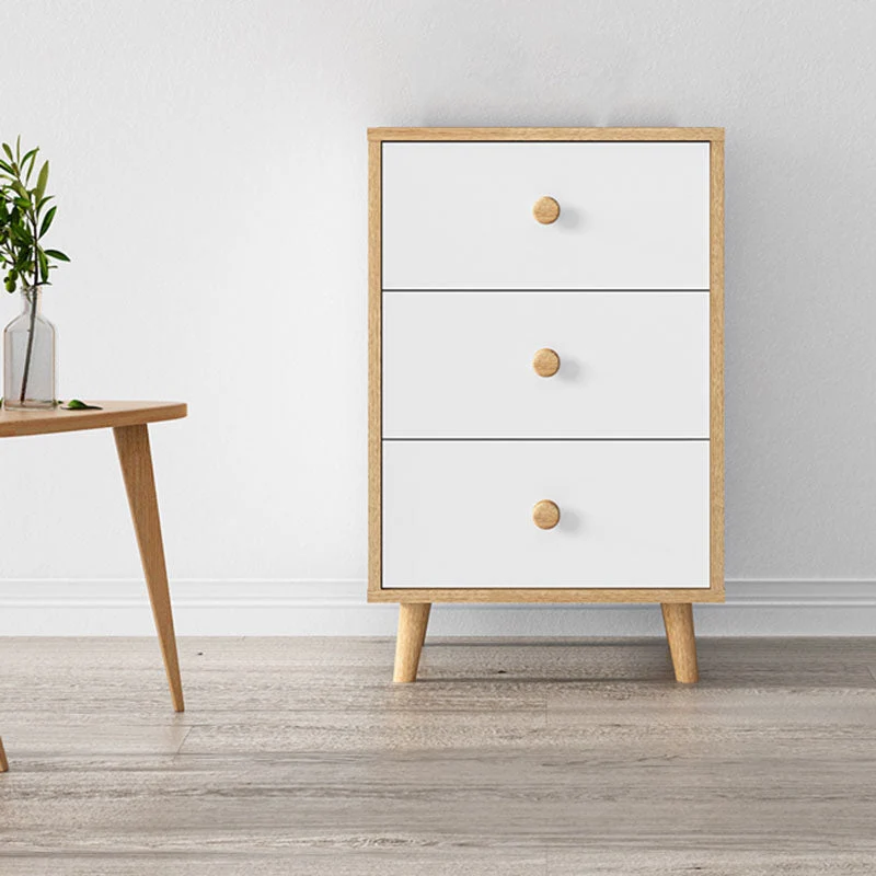 Contemporary Storage Chest Artificial Wood Dresser with 3/4/5 Drawers