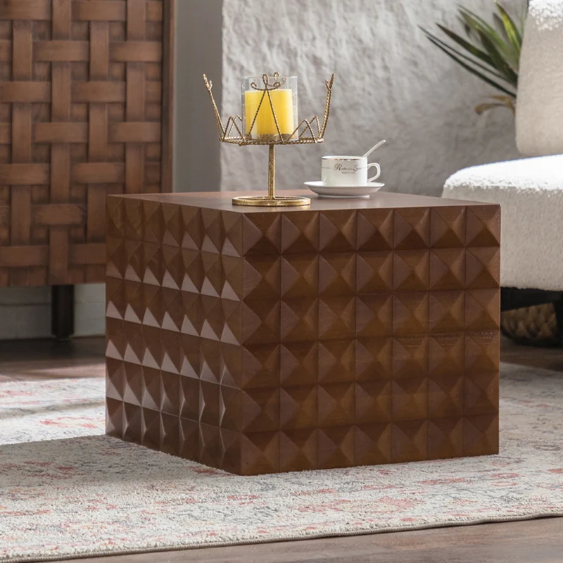 Contemporary Retro Square MDF Coffee Table For Living Room