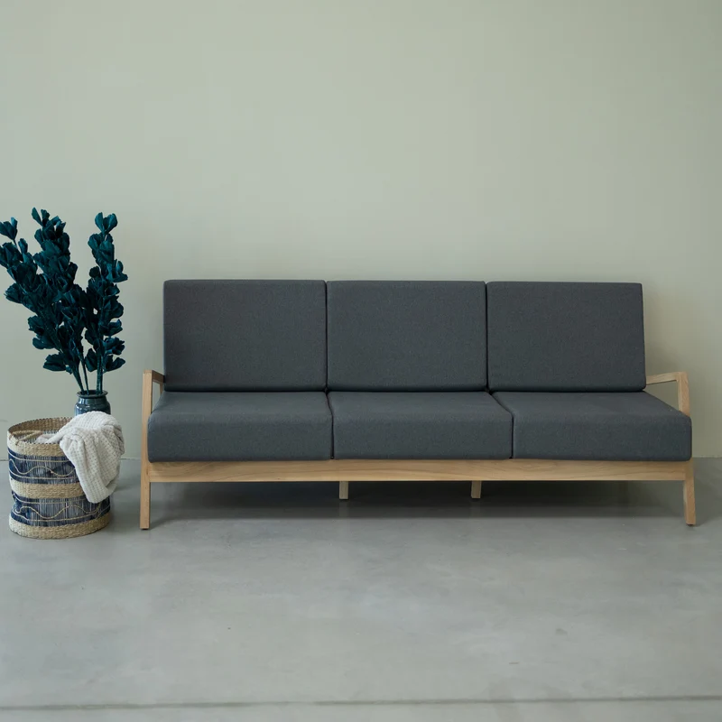Dreisitzer-Sofa aus Massivholz SWEDEN | NordicStory