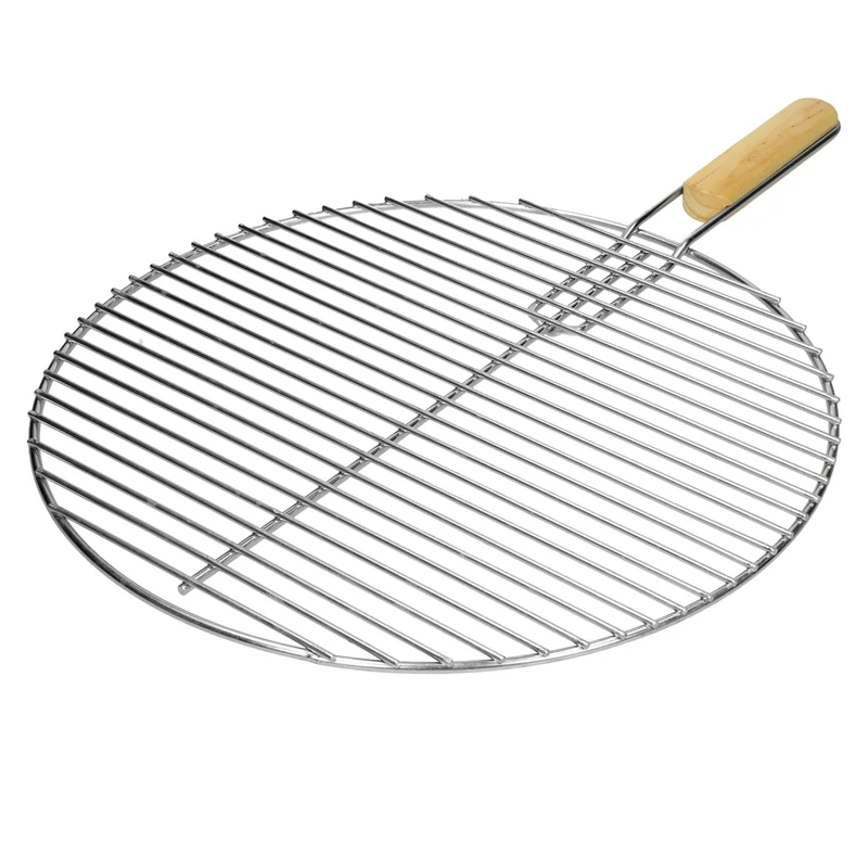 ECD Germany | Grillrost mit abnehmbaren Griffen aus Edelstahl, Outdoor Grillplatte robust für Gasgrill Holzkohlegrill BBQ Feuerstelle