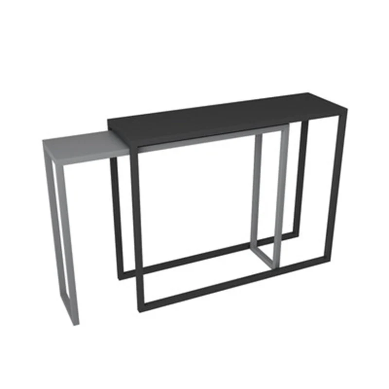Sled-base Console Table, 11.8" W Ironcraft Modern Hallway Console Sofa Table