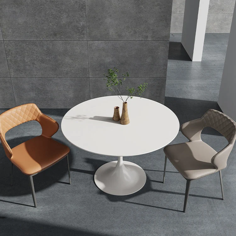 Dining Room Dinner Kitchen Table Tulip Base Round Dining Table