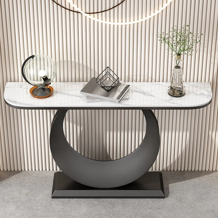 31.5" H Glam Console Accent Table Antique Finish Console Sofa Table
