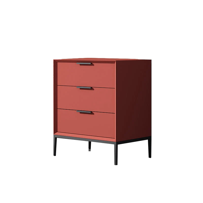 Scandinavian Wood Storage Chest with Soft-Close Drawers for Bedroom