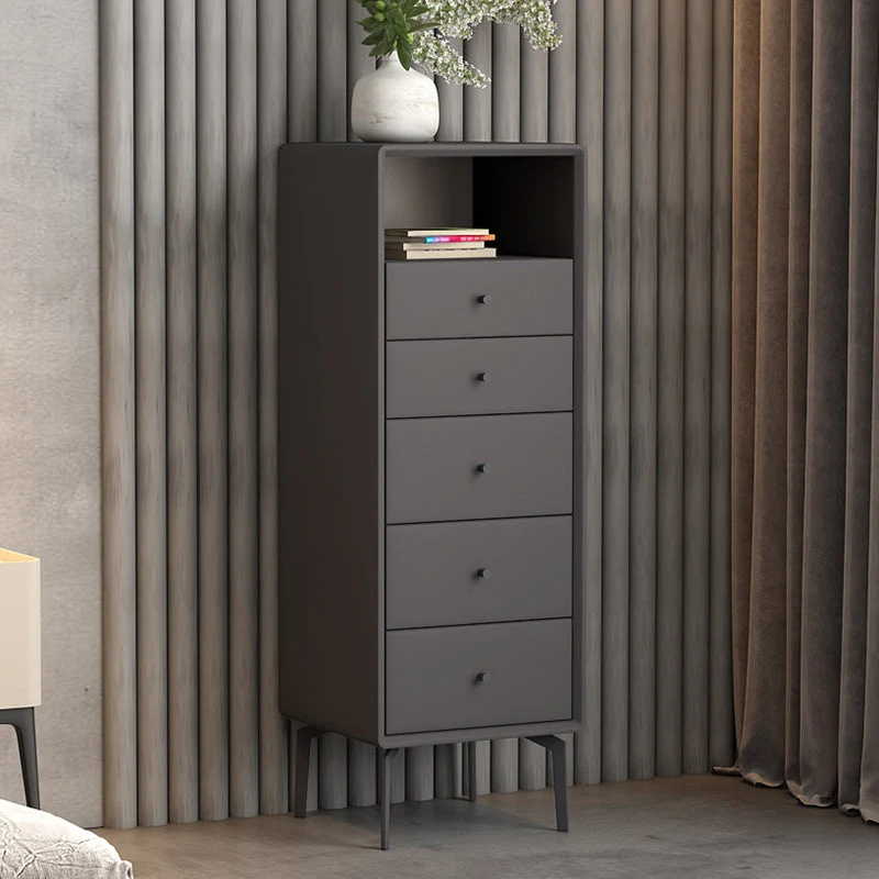 Lingerie Chest Metal Legs Contemporary Chest with Drawers for Bedroom