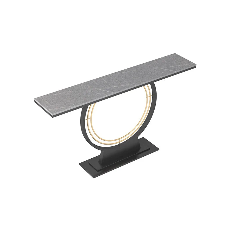 Modern Rectangle Console Table Antique Finish Console Sofa Table