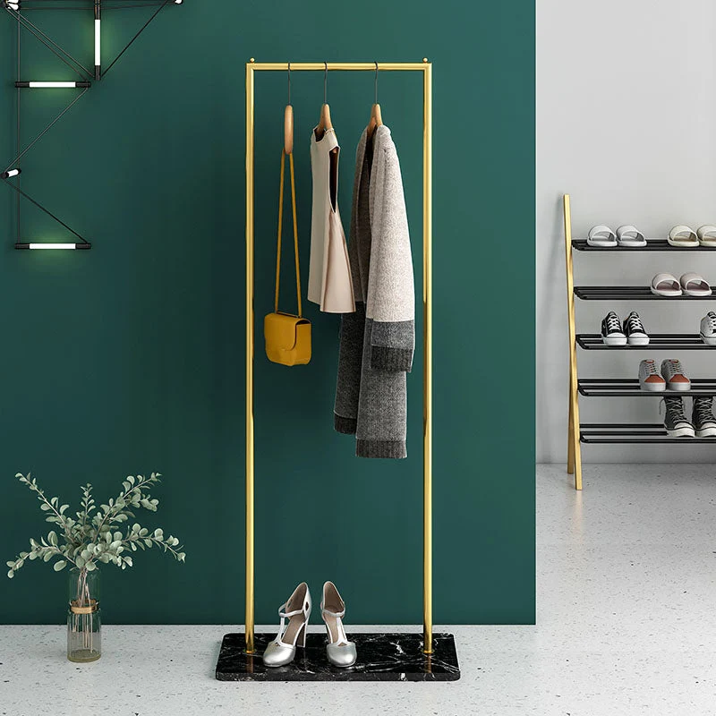 Contemporary Hall Stand Metal No Distressing Free Standing Coat Rack