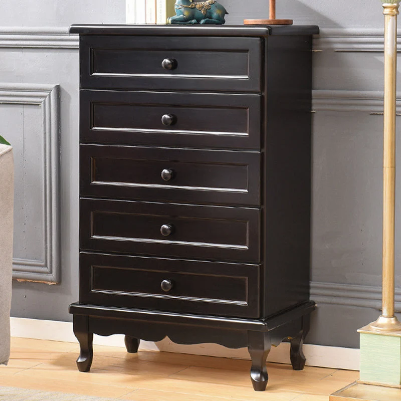 Nautical Solid Wood Storage Chest Bedroom Chest with Multi Drawers