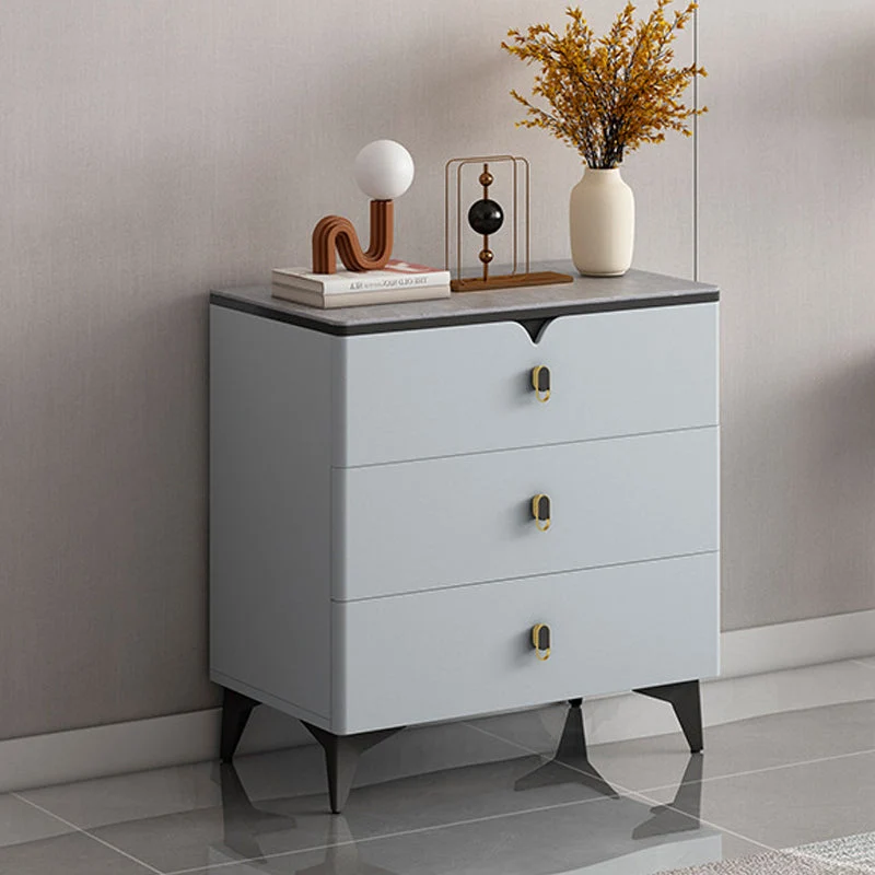 Stone Glam Storage Chest Bedroom 16" Wide Chest with Drawers