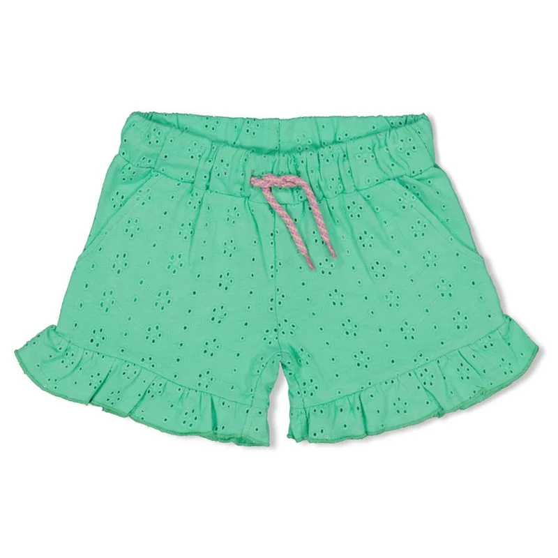 Jubel-Short Stickerei - Picknick Perfect-Grün