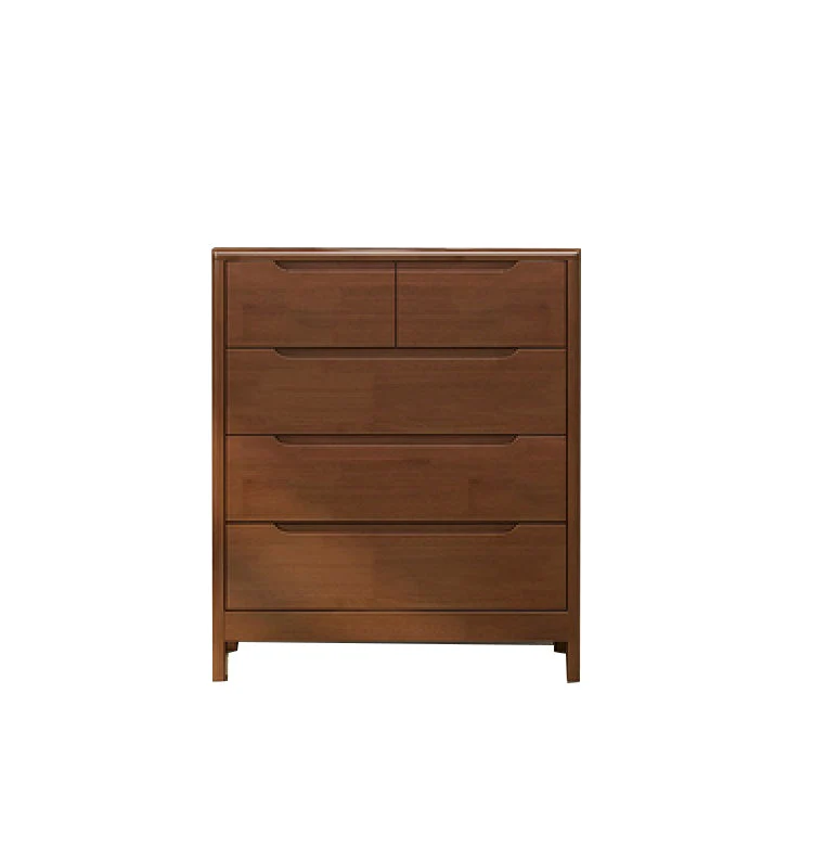 16" W Chest Rubber Wood Storage Chest Dresser with Drawers for Bedroom