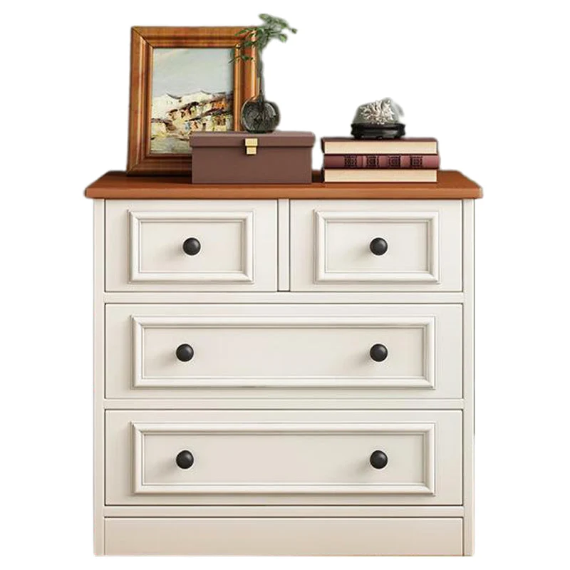 American Traditional Vertical Lingerie Chest Wood Storage Chest for Bedroom