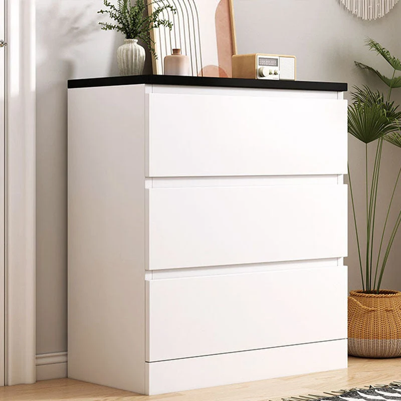 Modern Style Storage Chest Vertical Wooden Dresser with Drawers