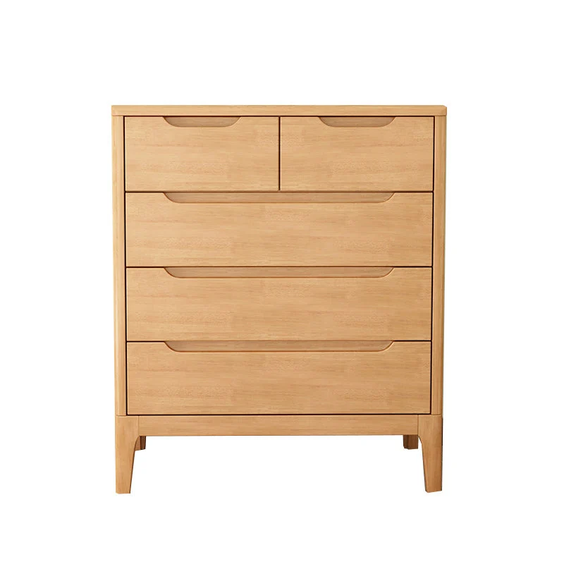 Modern Storage Chest Dresser Solid Wood Dresser with 5/6/7 Drawers