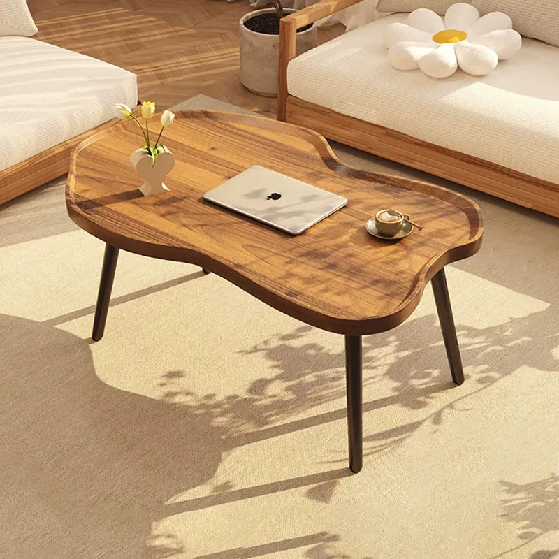 Modern Minimalist Cloud-shaped HDF Iron Coffee Table For Living Room