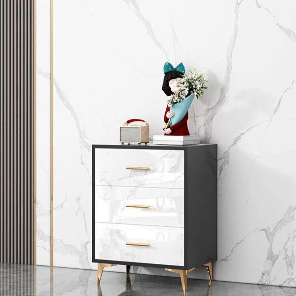 Modern Dresser Manufactured Wood Storage Chest Dresser with 3/4/5/6 Drawers