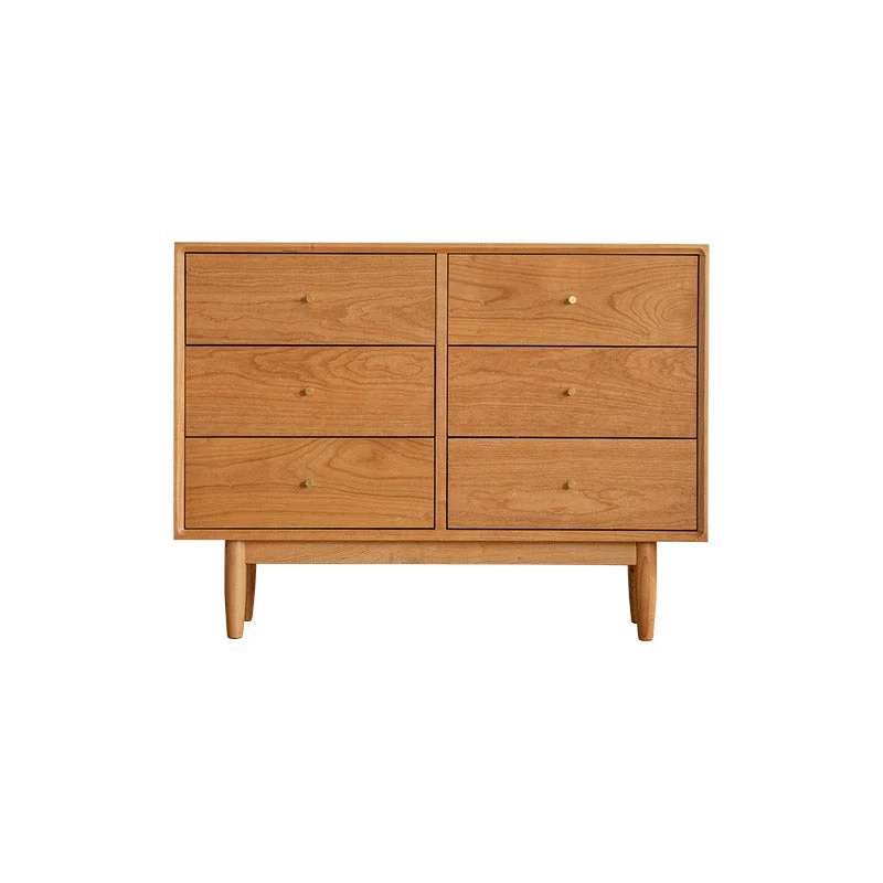 Modern Storage Chest Dresser Solid Wood Dresser with 6/9 Drawers
