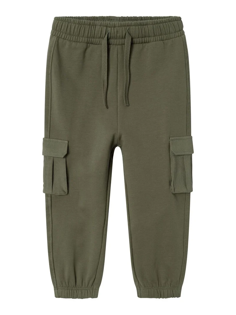 Name it-NMMNEIL NREG SWEAT PANT BRU-Tea Leaf