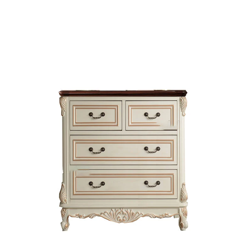 Traditional Storage Chest Solid Wood Dresser with 4/5/6/7 Drawers