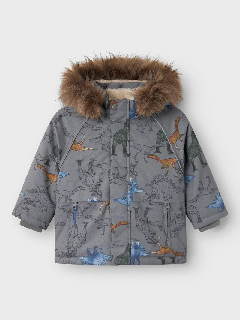 Name it-NMMSNOW05 JACKET AOP FO NOOS-Mockingbird DINOSAUR