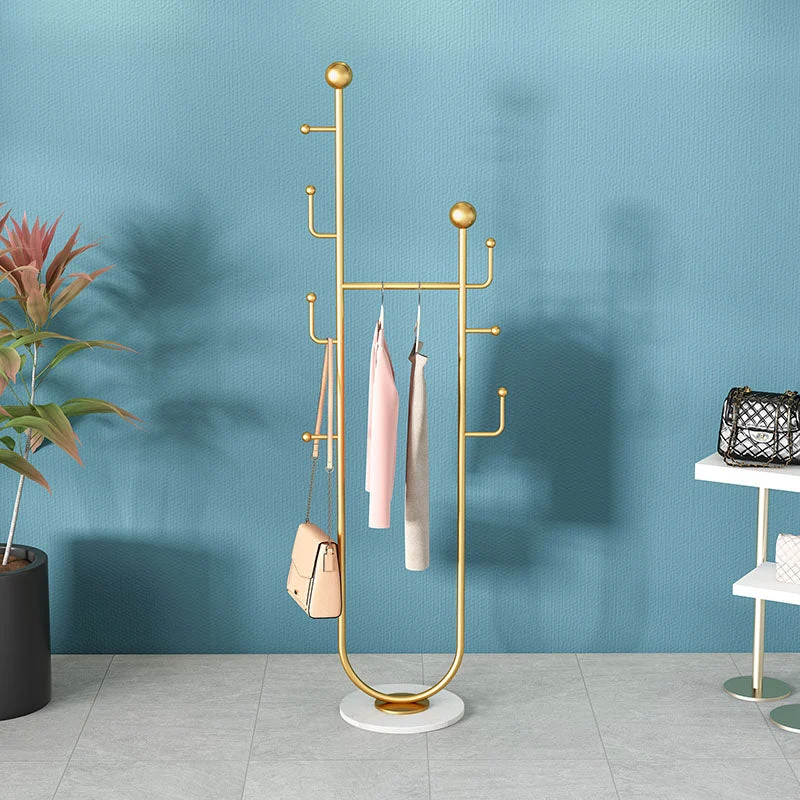 Brilliant Metal Coat Hanger Solid Color Coat Hooks Coat Rack for Bedroom