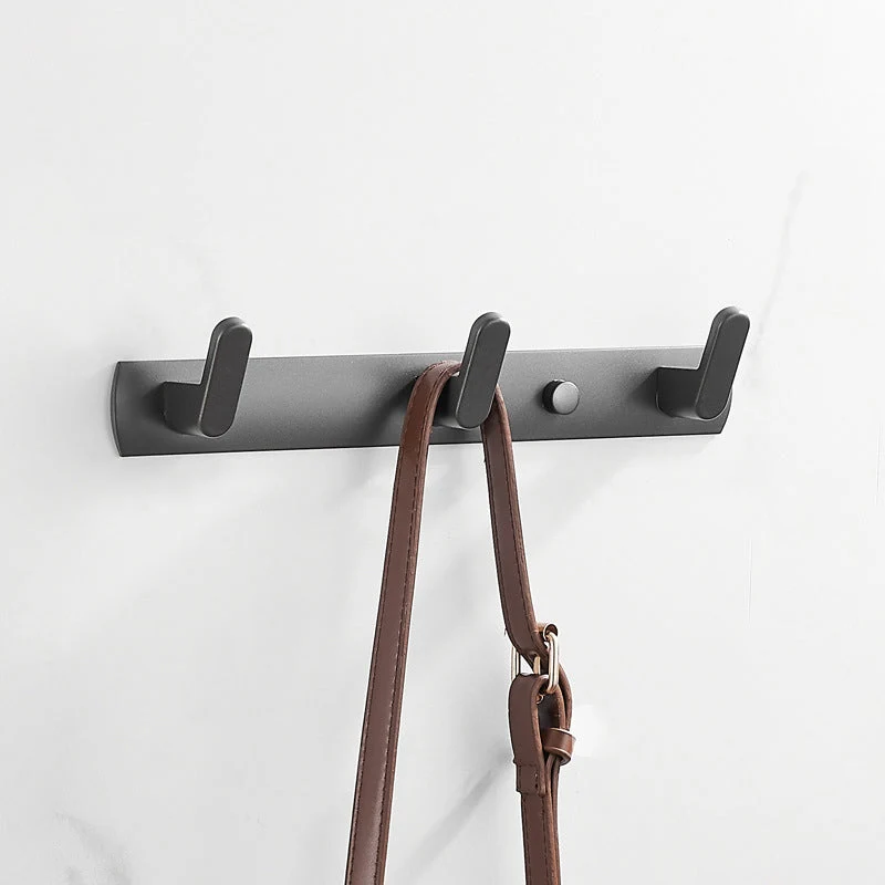 Stainless Steel Hall Stand Entryway Kit Wall-Mounted Hooks Coat Rack
