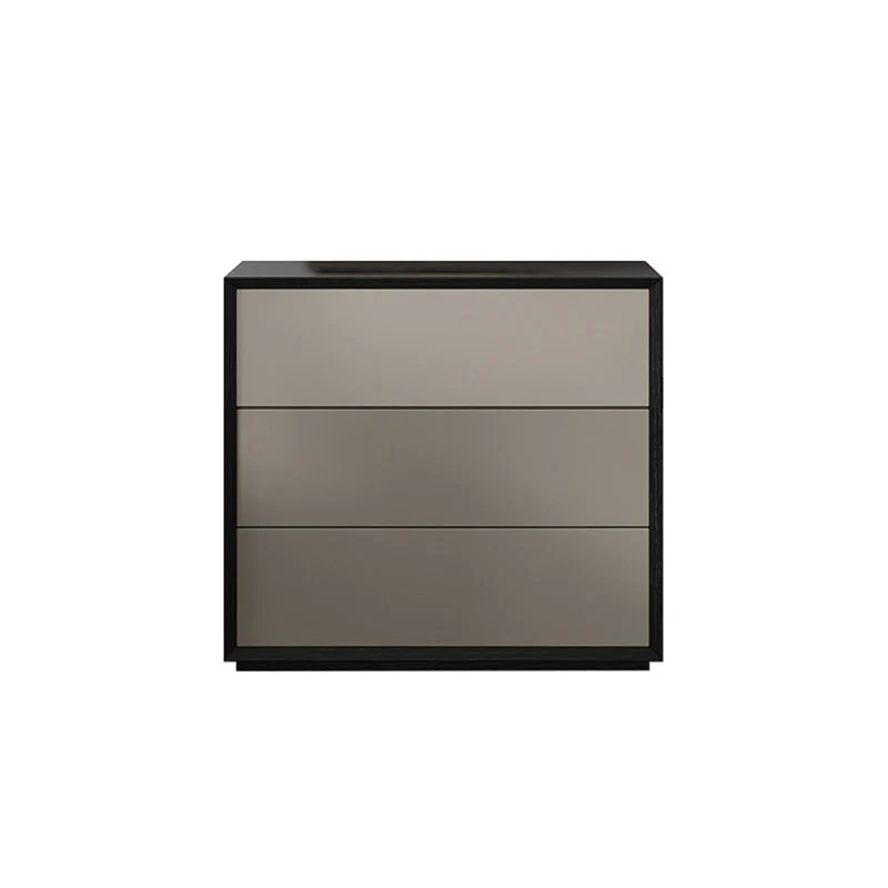Contemporary Wood Double Dresser Horizontal Storage Chest Dresser for Bedroom