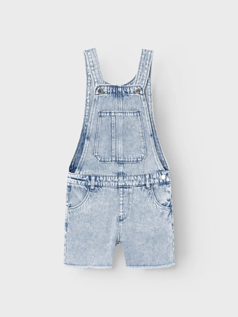 Name it-NKFBELLA REG DNM BIB SHORTS 3484-MG H-Light Blue Denim