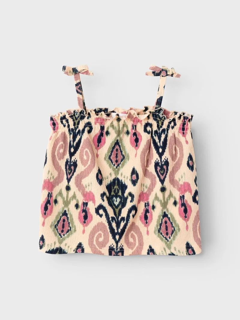 Name it-NKFHABANE SHORT STRAP TOP BOX-Peach Parfait