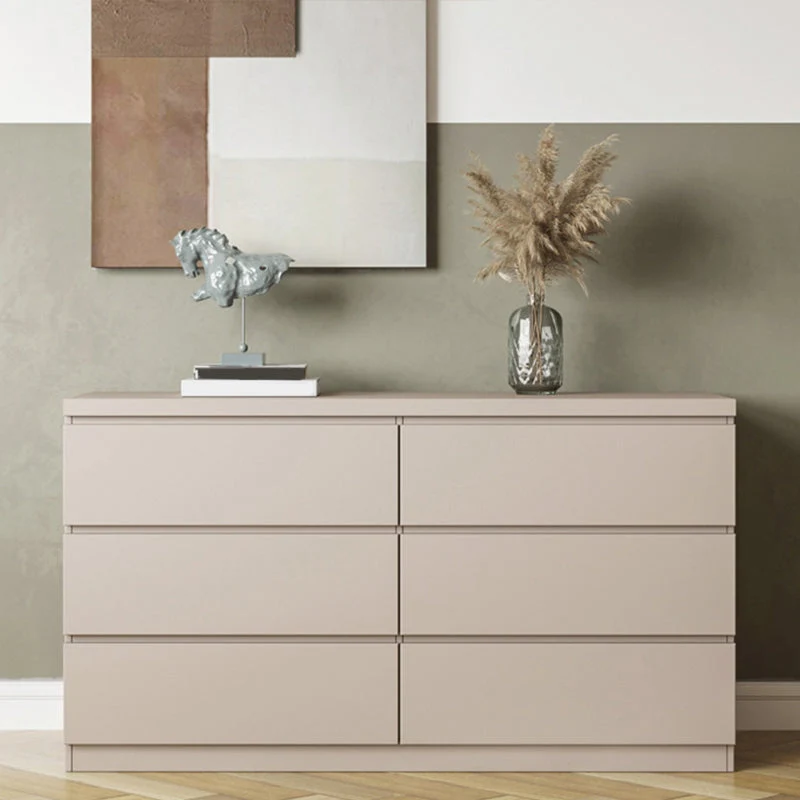Horizontal Double Dresser Modernism Storage Dresser with 6 Dressers for Home