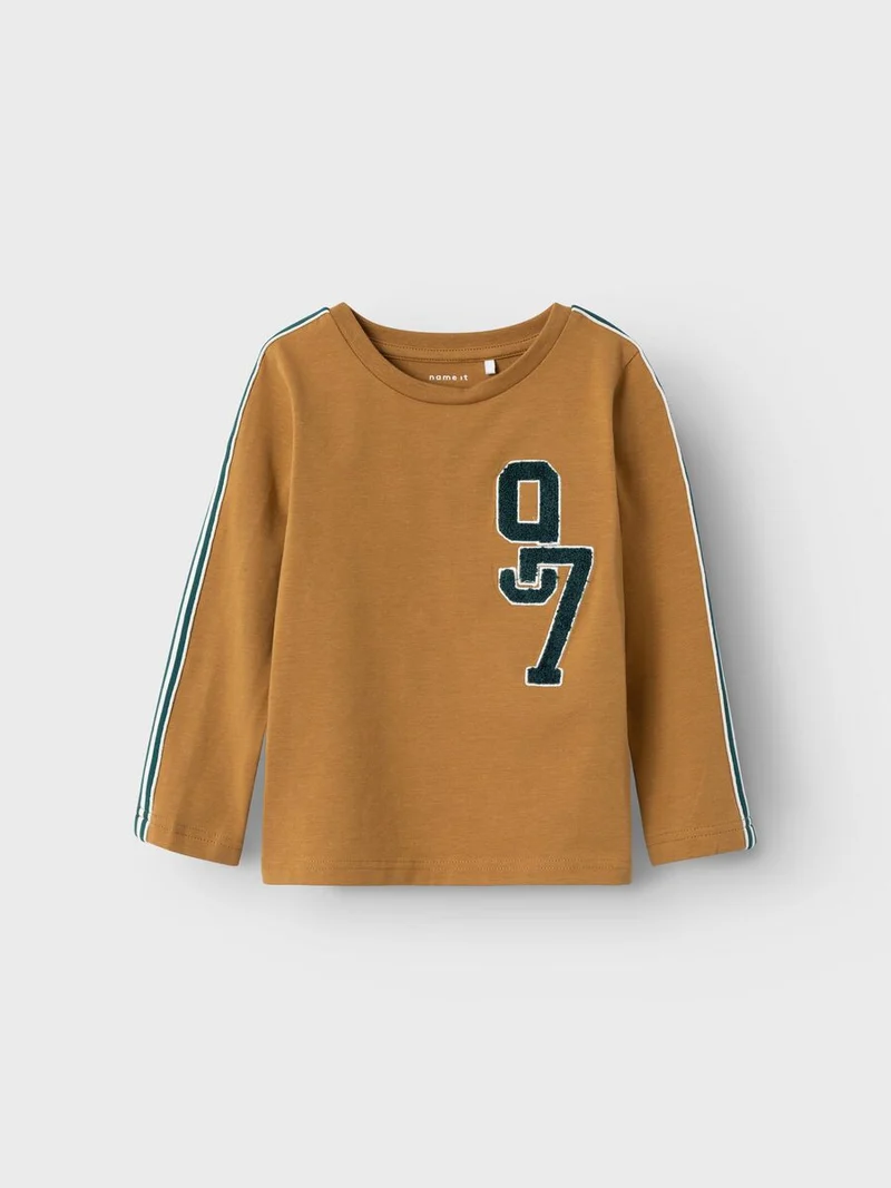 name it-NMMROLFS LS TOP-Bone Brown