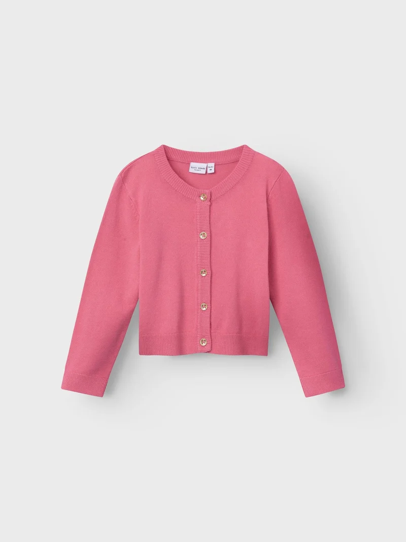 name it-NMFVALMA LS SHORT KNIT CARD R1-Confetti