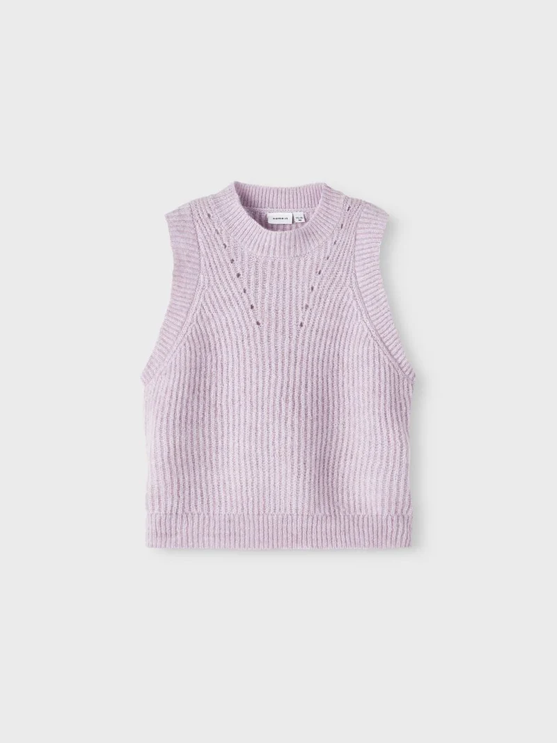 name it-NMFRETULLE KNIT SLIPOVER-Lavender Mist