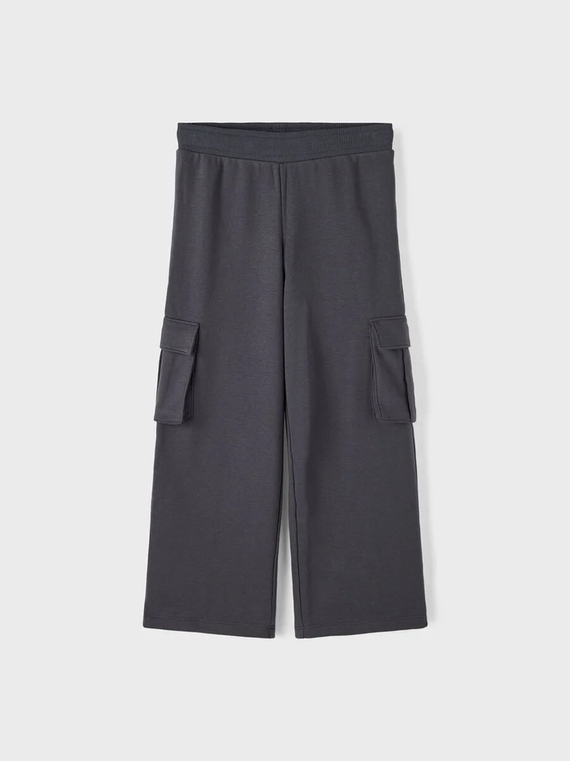 name it-NKFOCALIA SWEAT WIDE PANT BRU-India Ink