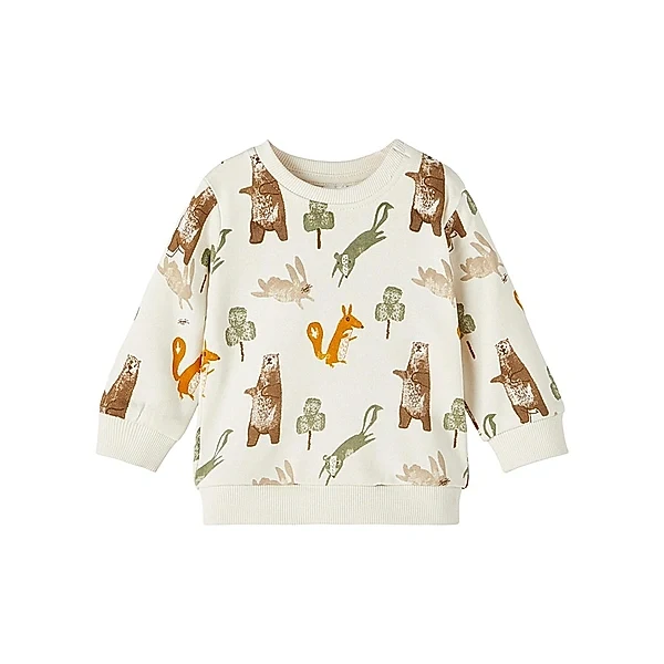 name it-NBNONO LS SWEAT BRU-Jet Stream