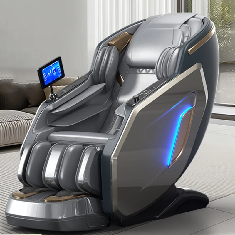 Modern Luxury Curved PU Leather Plastic Silicone Accent Chair Backrest Armrest Footrest For Living Room